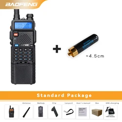 Baofeng M-5R 8W Walkie Talkie Air Band 3800mAh Bateria Frequência de cópia sem fio de longo alcance AM Ham UV-5R K5 Rádio em dois sentidos