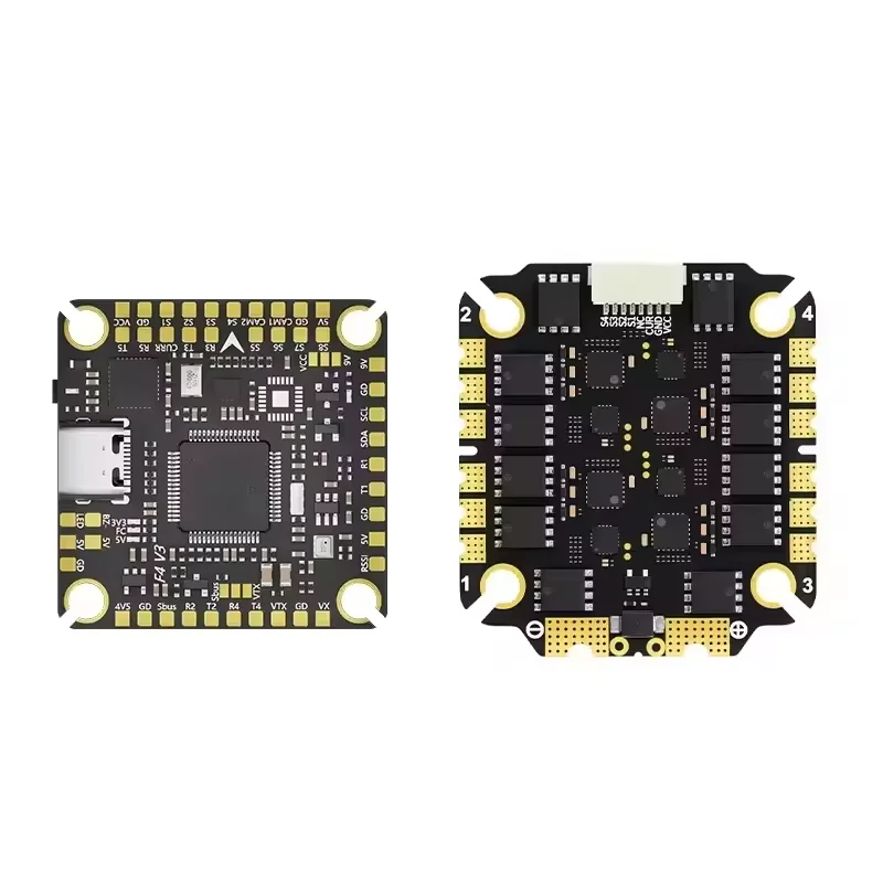 ชุดควบคุมความเร็วรอบมอเตอร์ Aocoda RC F465S V4 Stack ESC 65A/75A พร้อมชุดควบคุมการบิน F475 V4 ขนาด 30x30 มม. สำหรับโดรนแข่งแบบ FPV