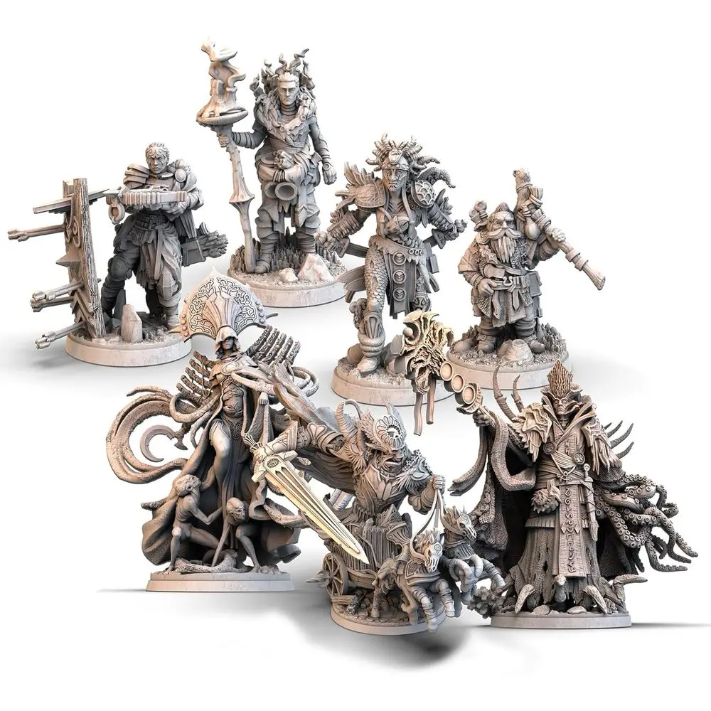 Dive in the Dark Realms of Tainted Graal: Kings of Ruin - A 14+, 1-4 jugadores, juego de mesa Epic Adventure de 2-3 horas de Awaken Re