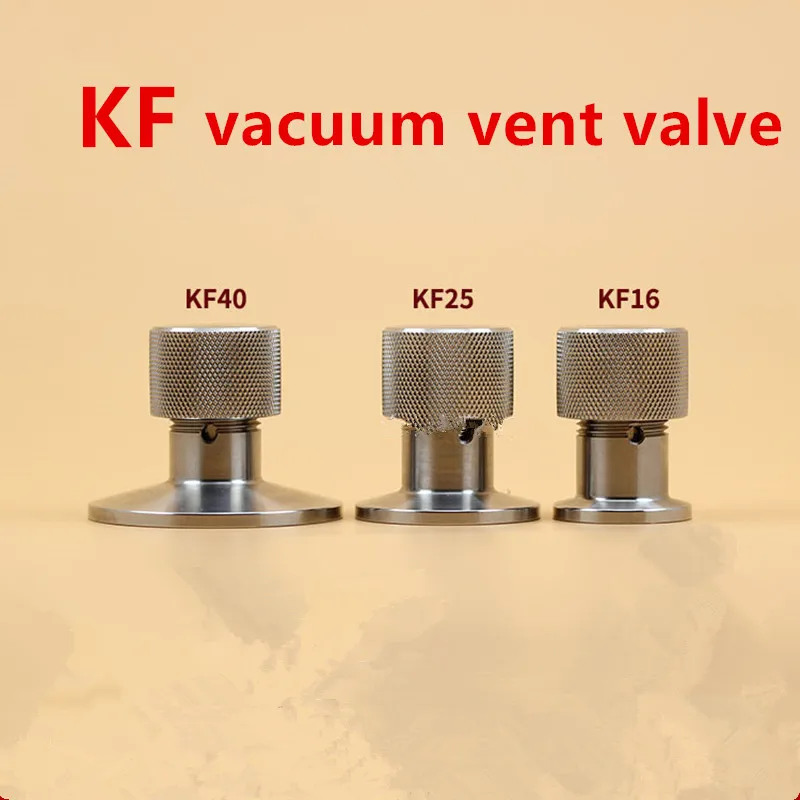 KF16 KF25 KF40 304 Stainless Steel Vacuum Air Pressure Vent Valve Safety Release Valve Pressure Relief Valve Welded type