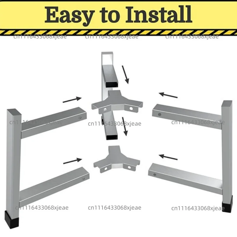 Stainless Steel Triangle Stove Stand, Firewood Stove Support Rack, Smokeless Courtyard Cooking Frame