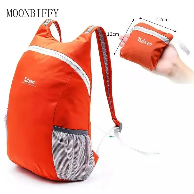 18L Lightweight Nylon Foldable Backpack Waterproof Rucksack Folding Bag Portable Travel Bag for Men and Women