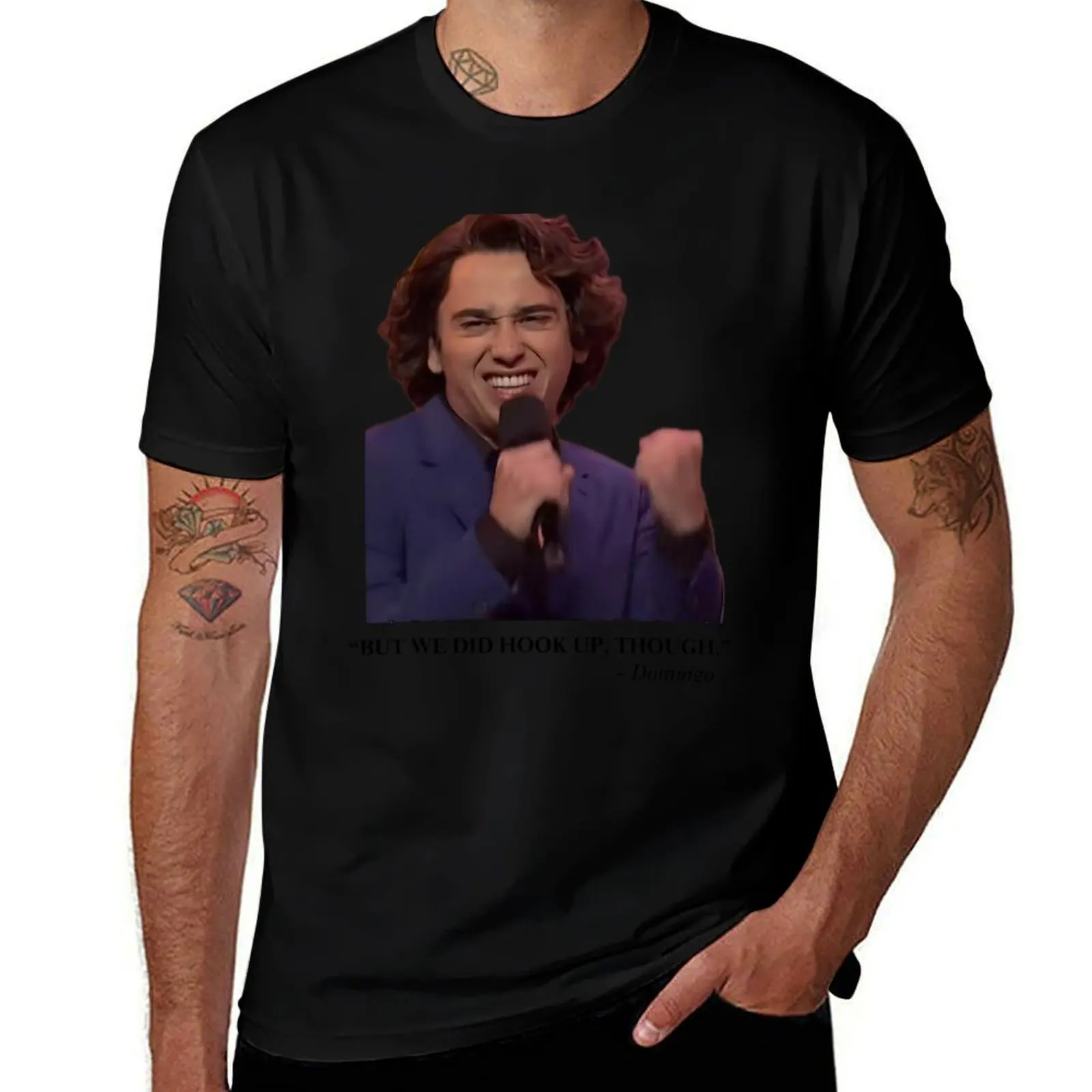 

DOMINGO SNL ESPRESSO SKETCH KELSEYS FRIEND HEY MATT T-Shirt kawaii clothes Anime t-shirt korean fashion men workout shirt