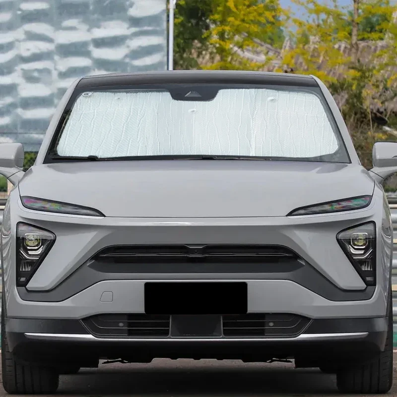 مظلات السيارات UV غطاء للحماية ل NIO ES8 ES6 EC6 2020-2025 نافذة الستار الشمس قناع غطاء الزجاج الأمامي اكسسوارات السيارات #5