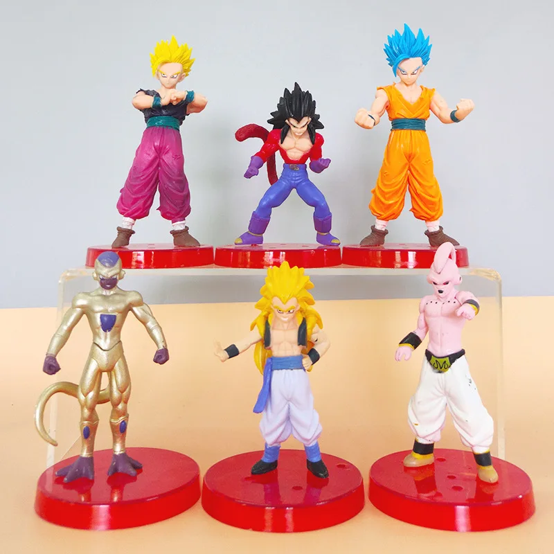 Seven Dragon Ball 12-piece set of toy figurines, anime plastic figurines, decorative display models, birthday gift