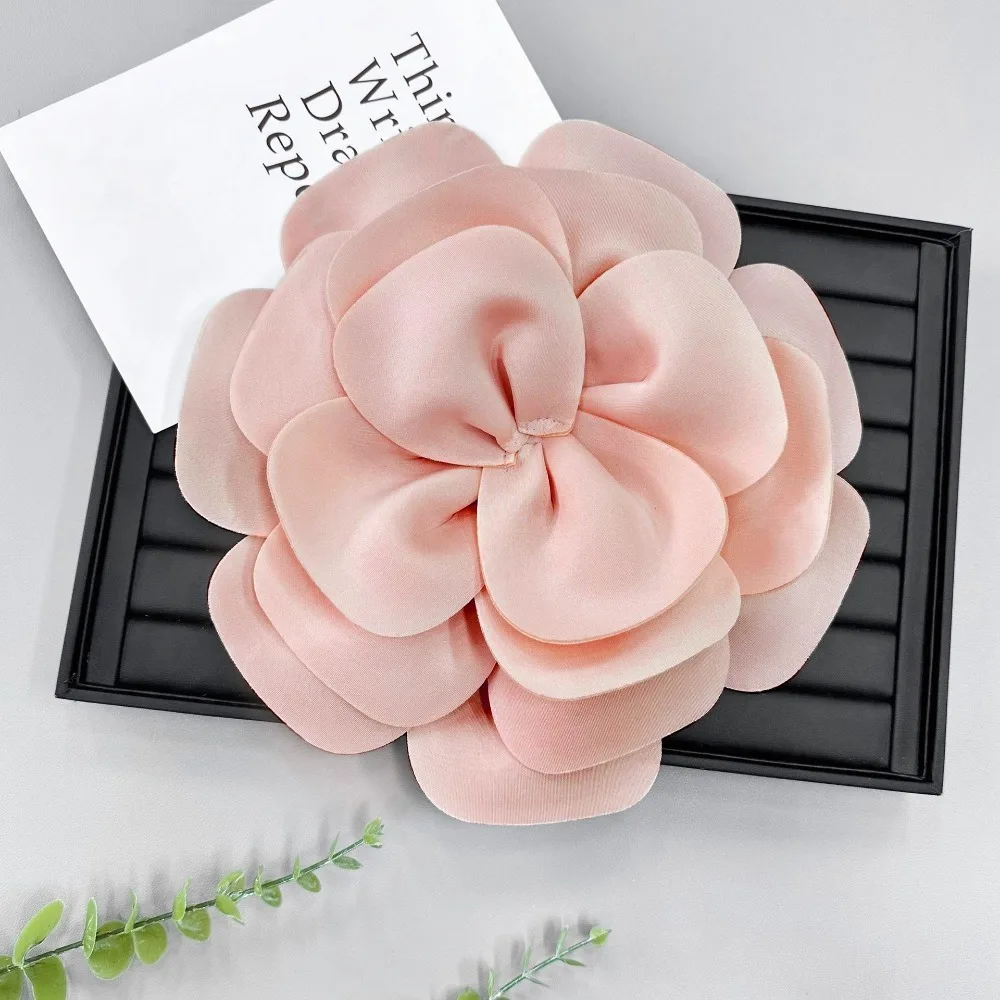 

New 3D Chest Flower DIY Large Size Brooch Accessories Clothes Decoration Removable Hair Accessories