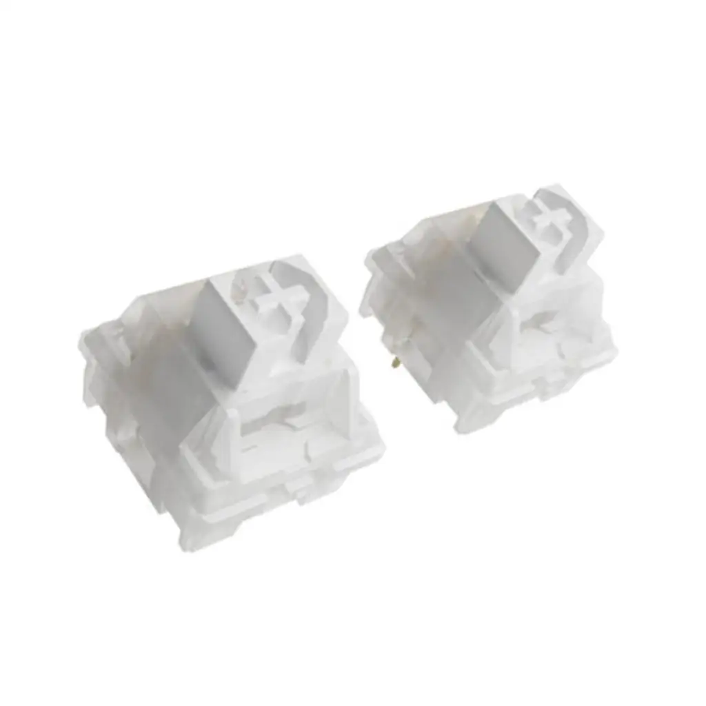 

AKKO CS Switch Jelly White Linear Switches 3pin 35gf MX Hot Swap Mechanical Keyboard Gaming Fast Dust Proof Switch for AULA F75