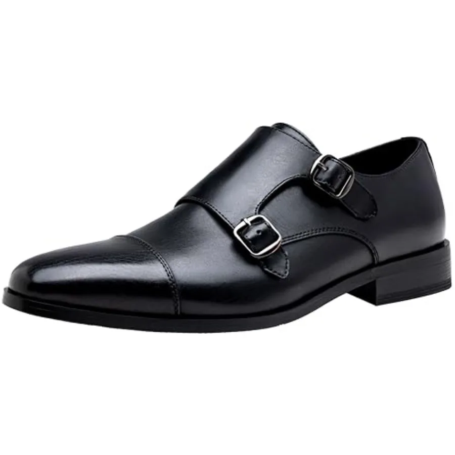 

Jousen Dress Shoes for Men Monk Strap Loafers for Men