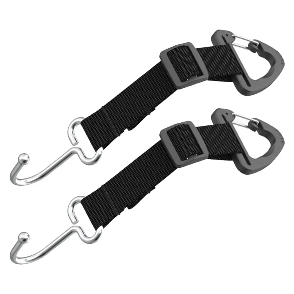 

2 pcs Headrest Hooks Car Seat Wallet Backpack Organizer Multifunctional Purse Storage Saver Practical Design