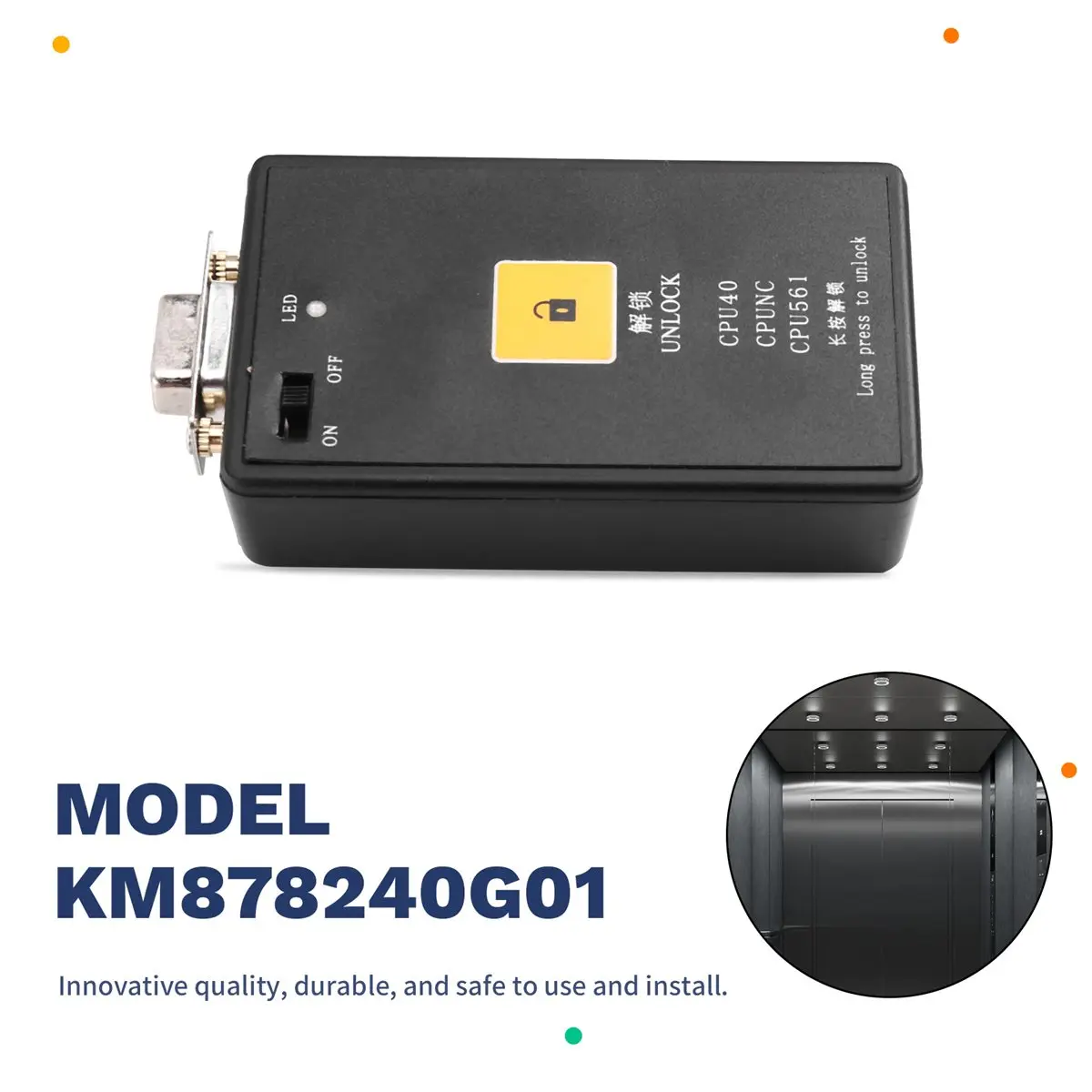 KM878240G01 for UIO Elevator Decoder KM8782400G01 Unlimited Times