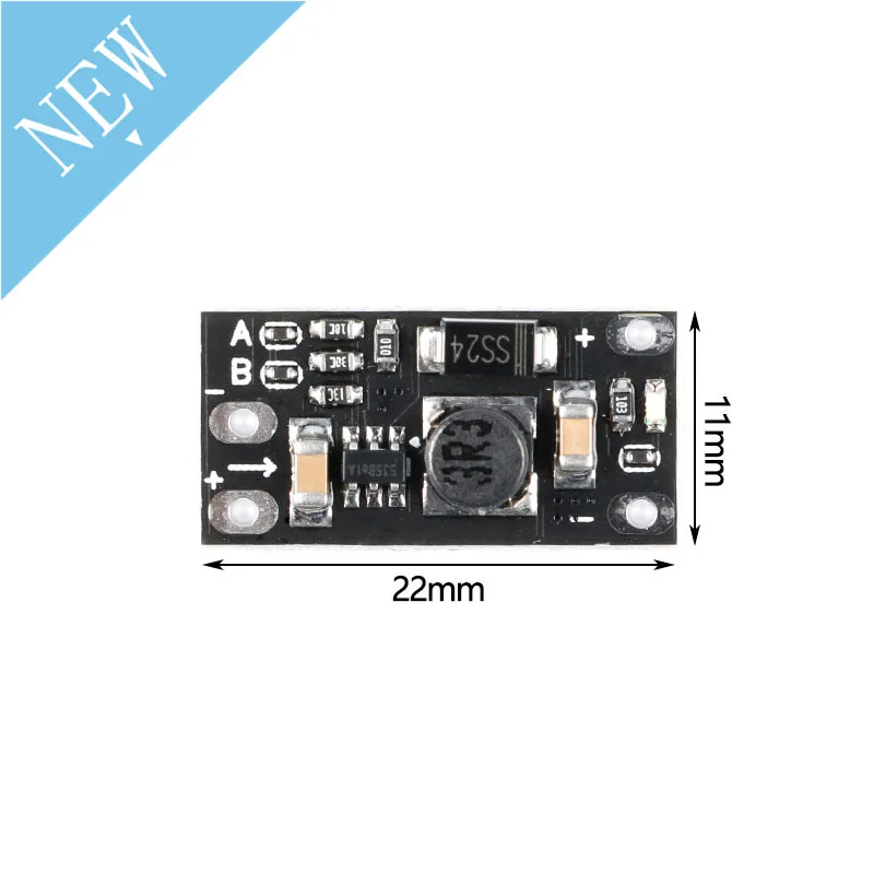 Mini DC-DC Boost Step Up, módulo convertidor de 3,7 V a 12V, regulador de voltaje, placa PCB, módulo de batería de litio, 5 piezas/1 unidad