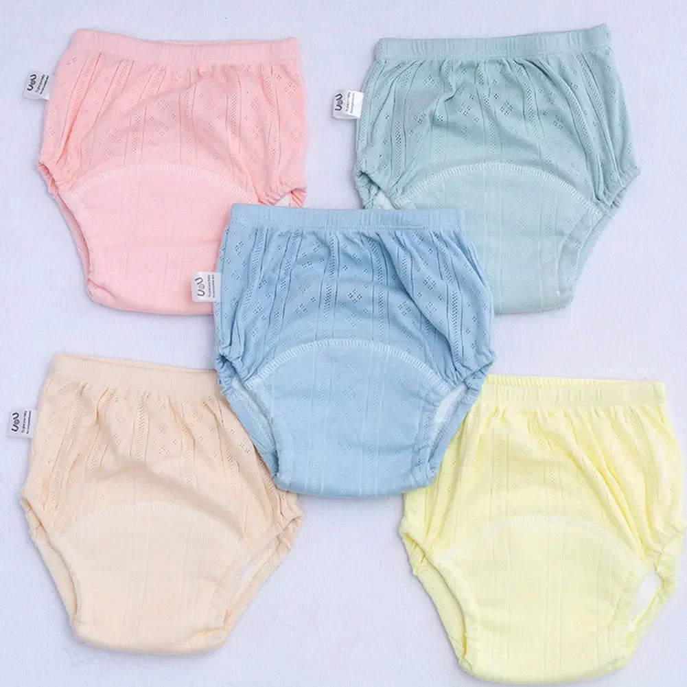3 قطعة/الوحدة الوليد سروال التدريب القطن رقيقة الصيف الطفل السراويل قابل للغسل صبي الفتيات القماش حفاضات قابلة لإعادة الاستخدام الحفاضات الرضع سراويل