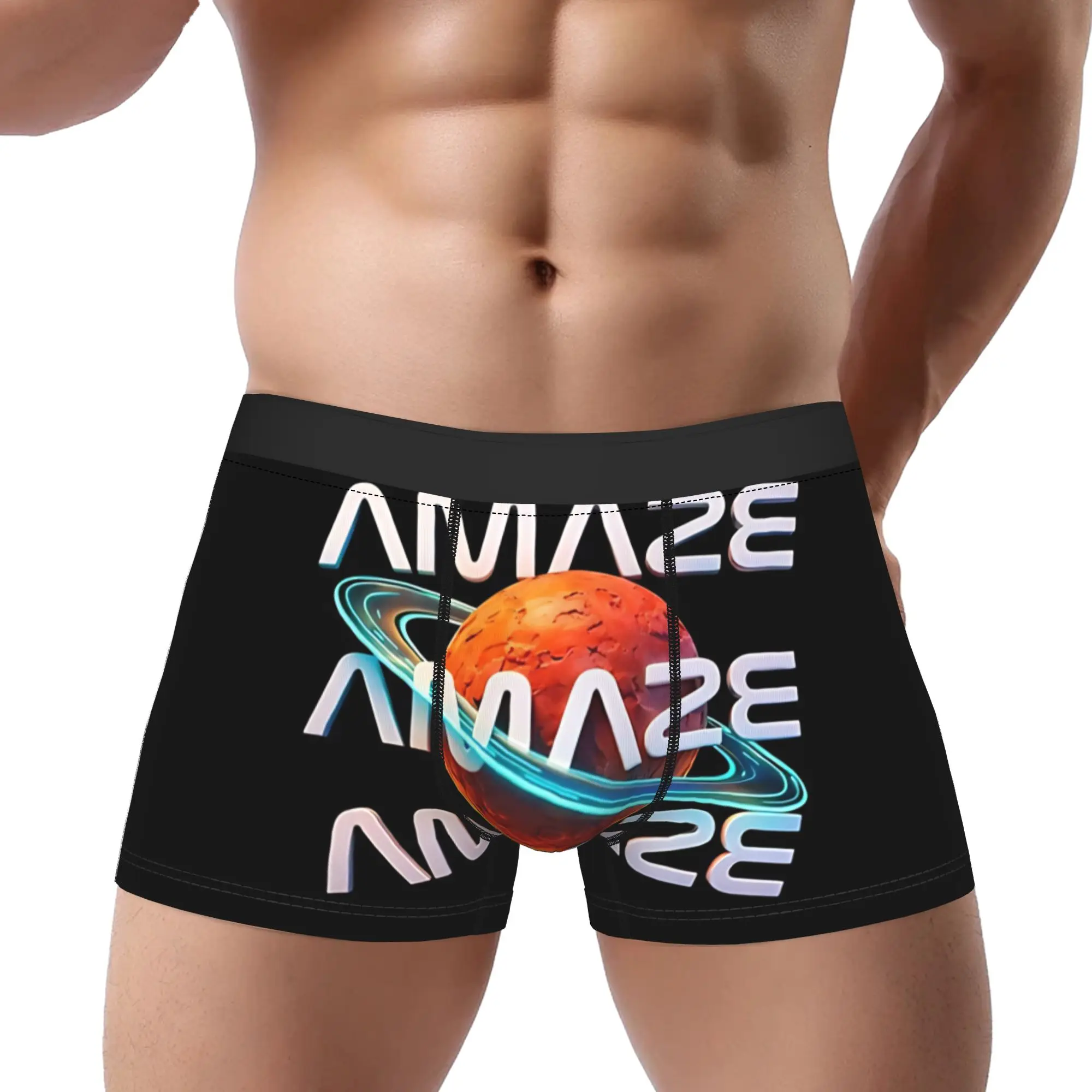 AMAZE Save The World Sci Fi Project-Hail-Mary Underpants Breathbale Panties Male Underwear Ventilate Shorts Boxer Briefs