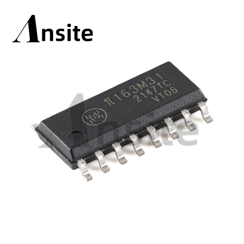 10PCS/Lot 100% new π163M31 SOIC-16 Enhanced ESD 3kVrms 10Mbps six-channel digital isolator