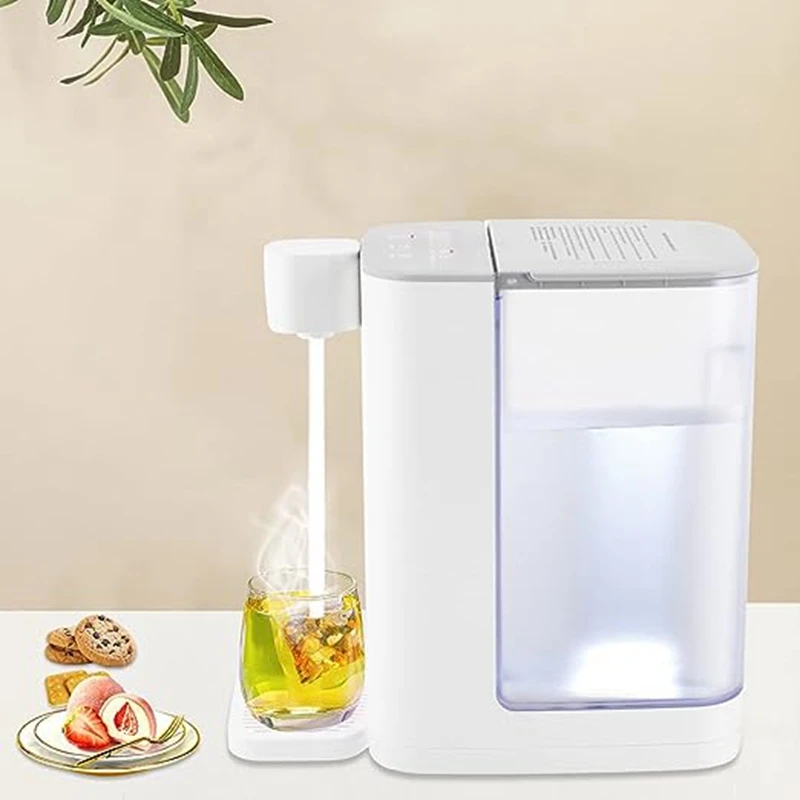 موزع الماء الساخن، غلاية كهربائية منزلية سعة 3 لتر، درجة حرارة قابلة للتعديل، متينة (قابس الاتحاد الأوروبي الأبيض)