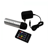 1X  APP Bluetooth Control DC12V RGBW LED 6W LED Light Engine 6W Silver Fiber Optic Light For Car Home For Sky Ceiling
