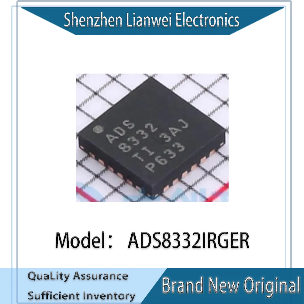 

100% New Original ADS8332IRGER ADS8332 IC Chipset VQFN-24