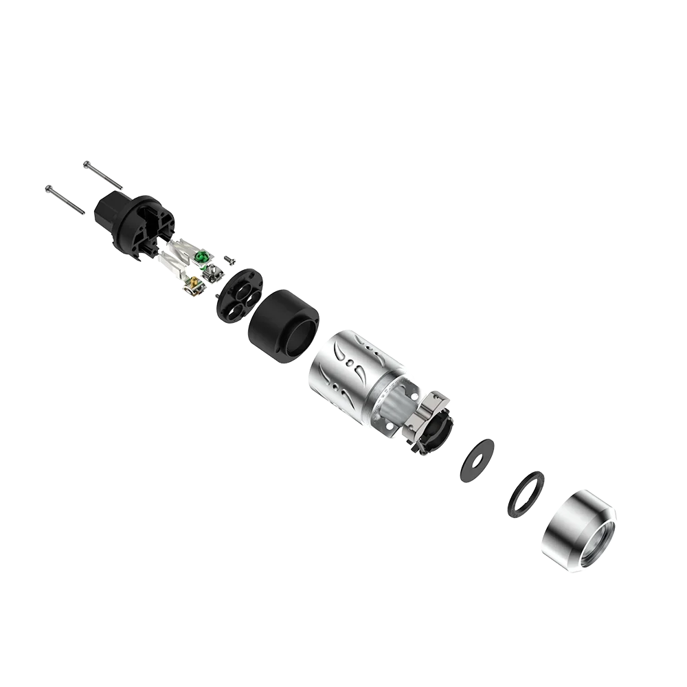 Viborg VM502R VF502R Aluminium Alloy pure copper rhodium plated 20MM power cable connector adapter US version power plug