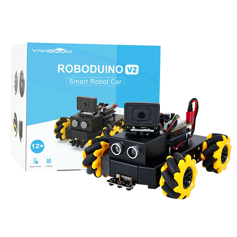 

360 Degree Omnidirectional Movement Roboduino V2 Mental Robot Car With Real-time Video Transmission Function Based On U-N-O R3
