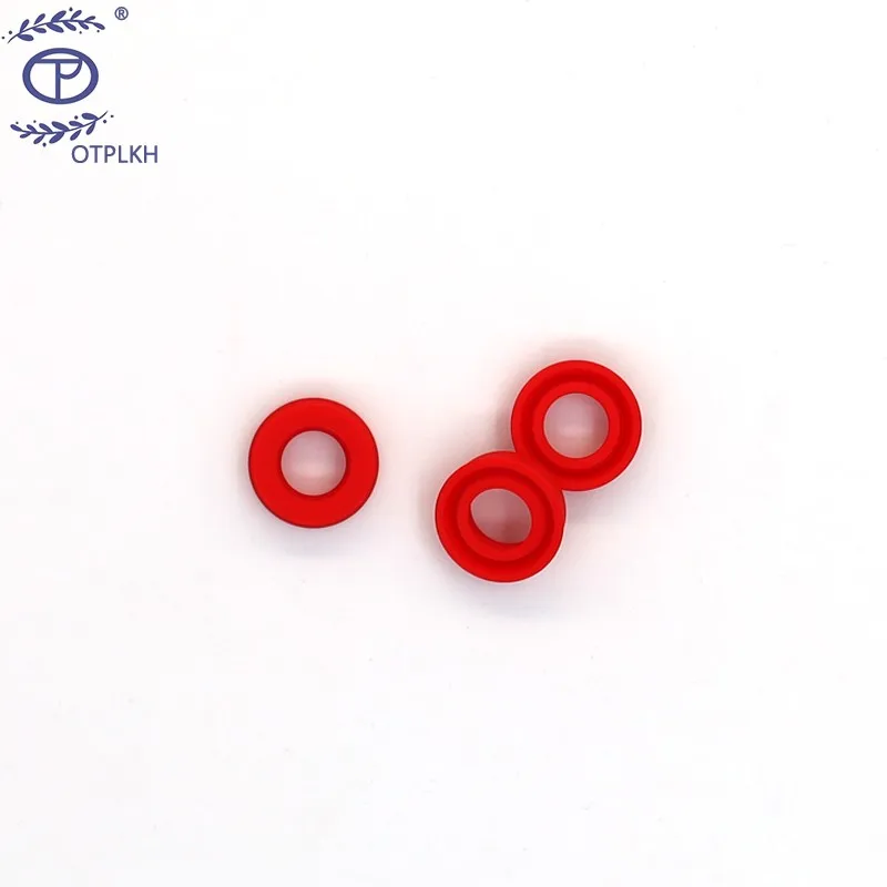 Y-ring seal red PU polyurethane Y-type sealing ring piston rod seals non-standard parts shaped parts factory customized