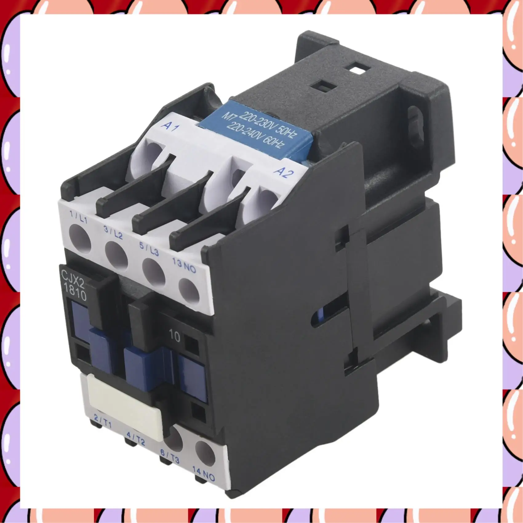 

A72Z 2X контактор переменного тока 1НО 220 В переменного тока 50/60 Гц катушка реле стартера 32A 3-фазный полюс