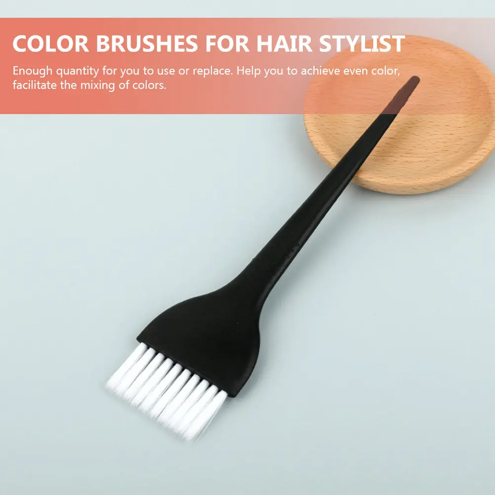 12Pcs Hair Dye Brush Set Sturdy Reusable Coloring Tools Salon Home Dyeing Highlights DIY Applicator for Even Hair Color Mixing 3
