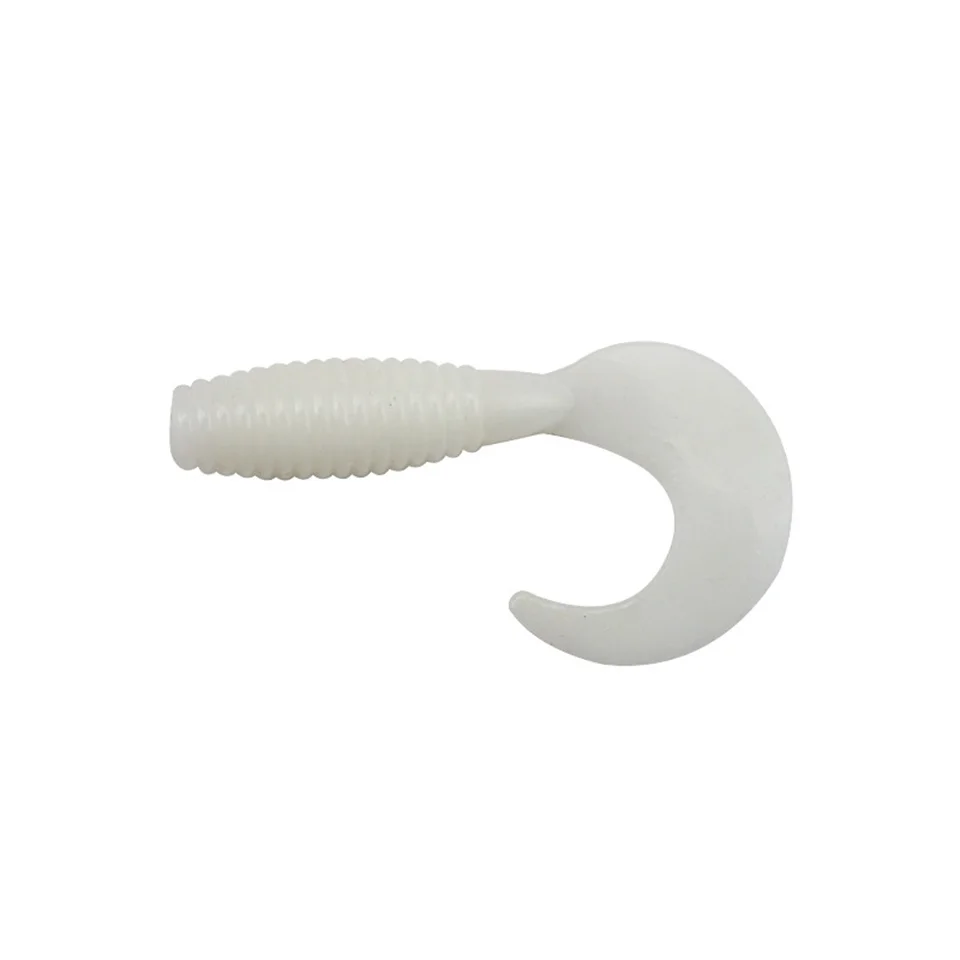MUKUN-NEW 2024 Kleine Grub Köder 30 stücke 28mm 35mm 50mm Silikon Einzigen Schwanz Pesca Künstliche angeln Lockt Weichen Köder – Detail 11