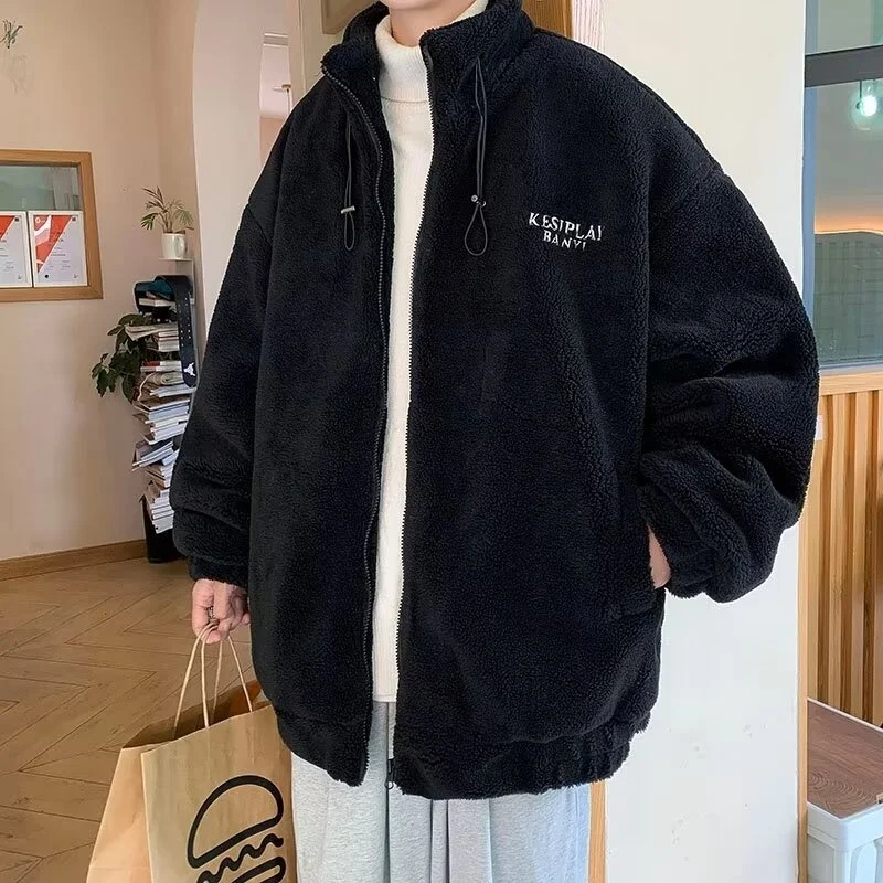 

Американская ретро-куртка свободного кроя для спорта и повседневной носки, осенне-зимняя, новая, теплая, с наполнителем из полиэфирного волокна