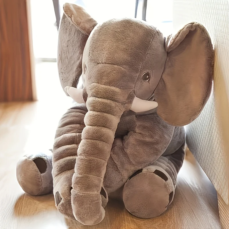 

40cm Soft Elephant Plush Toys Cute Elephant Baby Sleeping Pillow Stuffed Animals Best Gifts For Kids Birthday Room Decoration