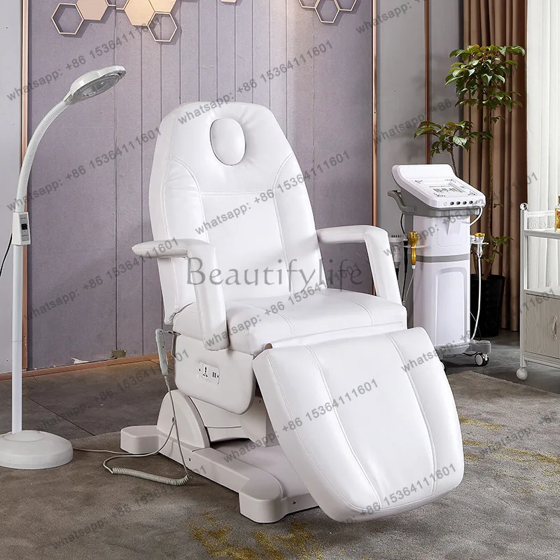 

Customized electric beauty bed tattoo embroidery body massage lifting multi-function special folding tattoo bed
