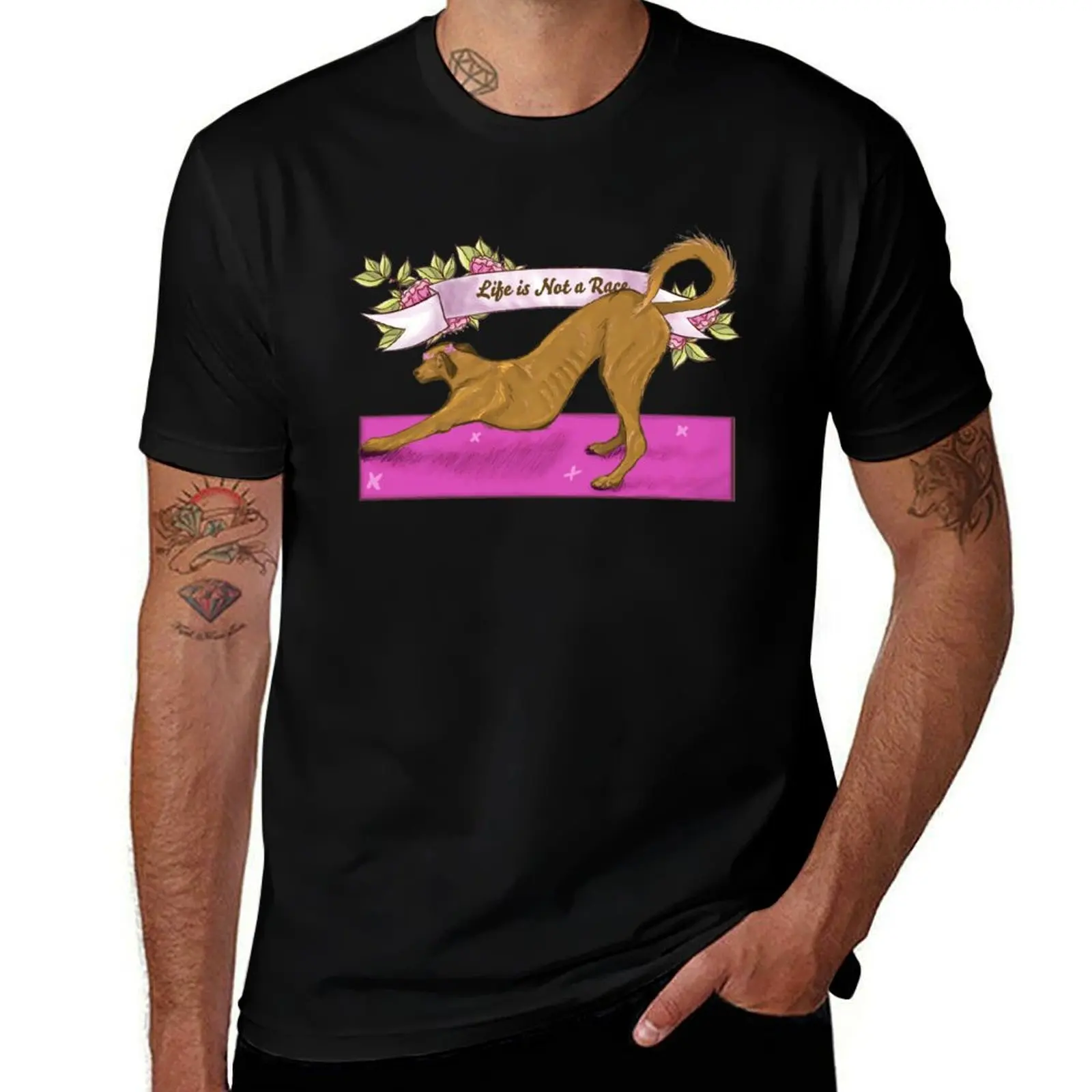 

Life is Not a Race T-Shirt cotton t shirt pack man t shirt graphic T-Shirt