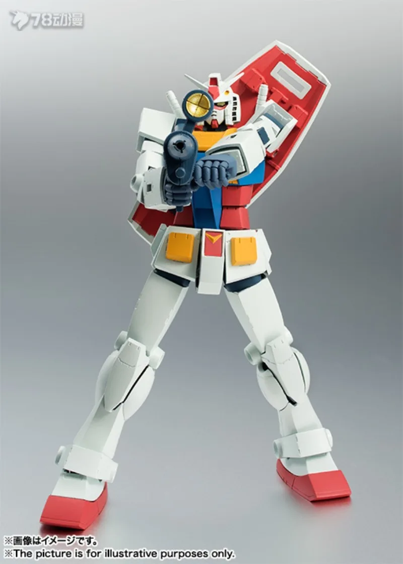 Bandai Originele Echt DE ROBOT GEESTEN 192 RX-78-2 GUNDAM VER.A.N.I.M.E.Action Anime Figuren Speelgoed Jongens Gift Model Ornamenten