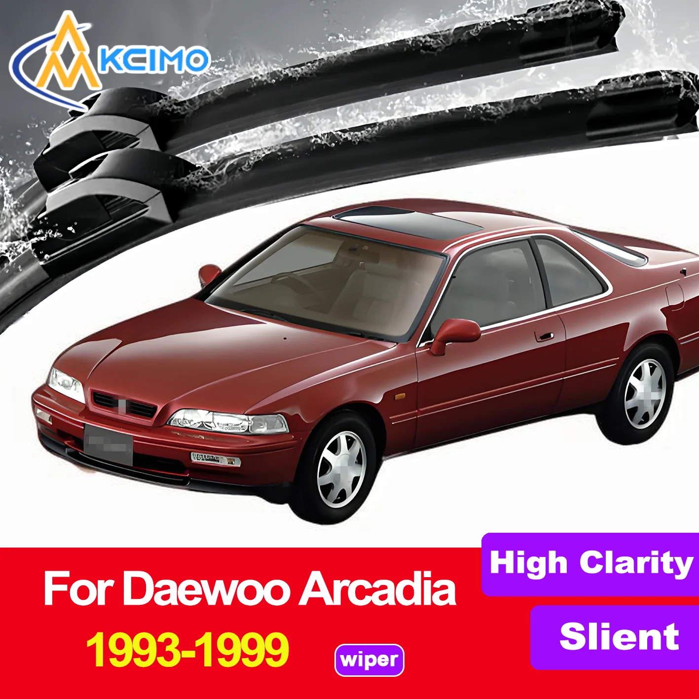 

2PCS HD Car Windscreen Wipers for Daewoo Arcadia 1993-1999 Acura Legend/Honda Legend Front Windshield Accessories 1999 1998 1997