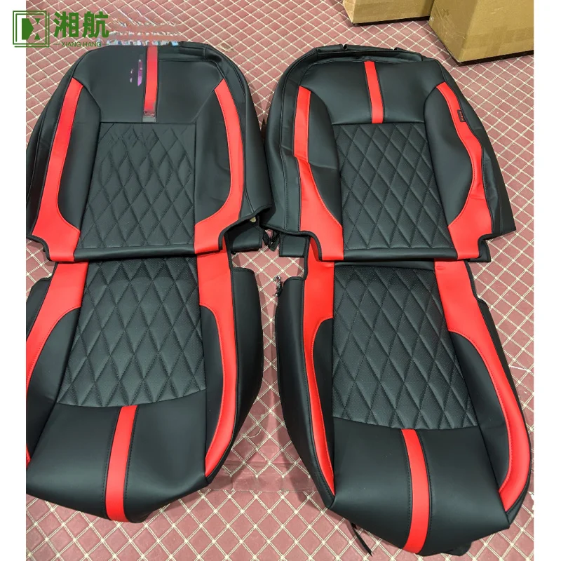 Suitable for Customized Breathable Cover for Interor Accessories Black and Red Universal Car Seat Covers Full Set