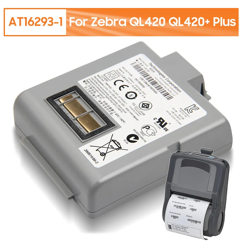 

Запасная аккумуляторная батарея для Zebra QL420 QL420 + Plus, аккумуляторная батарея 4200 мАч
