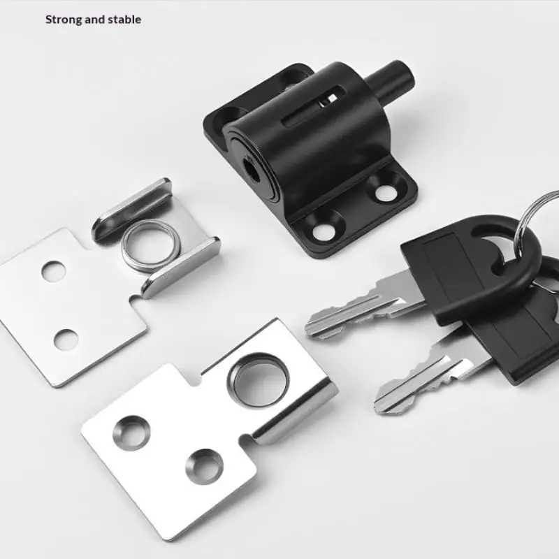 Child Safety Sliding Door Window Locks 1 Set with 2 Keys Anti-Theft Security Lock for Patio Closet Balcony Home Use