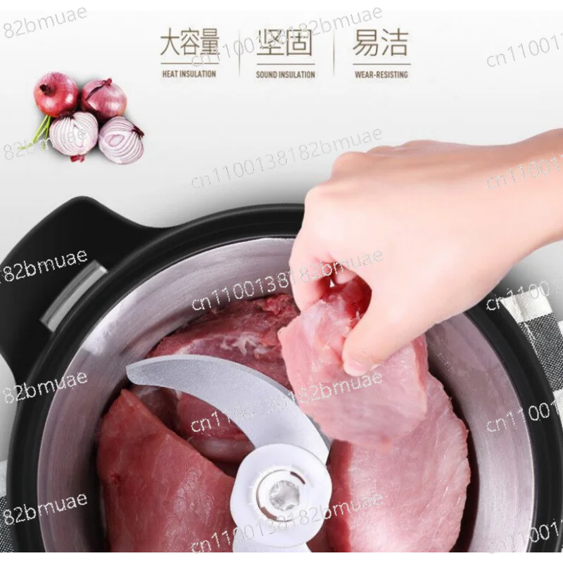 

12L Household Kitchen Food Mixer Vegetable Foufou Fruit Blender Mixing Tool EU UK Plug Large Capacity