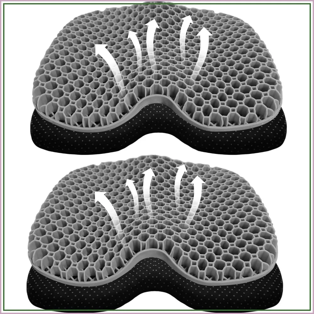 Kayak Seat Cushion Thicken Anti Slip Waterproof Gel Pad for Canoe Rowing Dinghy Fishing Kayak