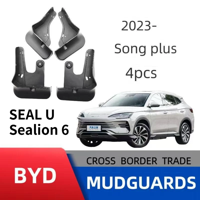 For BYD SEAL U Sealion 6 SONG PLUS DM-i EV Champion Edition 2023-2025 Mudguards Splash Guards Fender Mudflaps Mud Flaps Guards