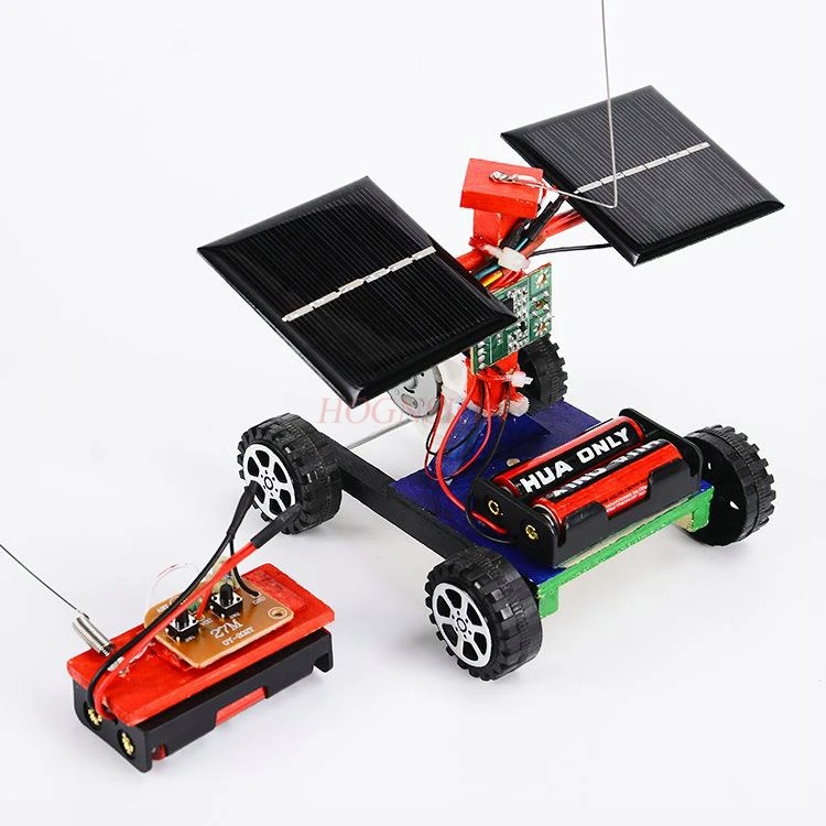 DIY Kit Remote Control Solar car Science Experiment Kids STEM Electronic Education Technology Physics Toys for School Children