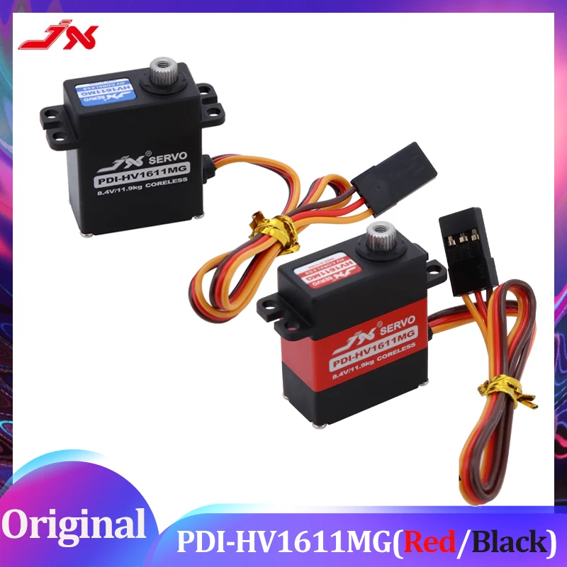 

High Quality JX Servo PDI-HV1611MG 16g 11KG Metal Gear Digital Core Servo 4.8-8.4V For RC Car Helicopter Crawler Drones