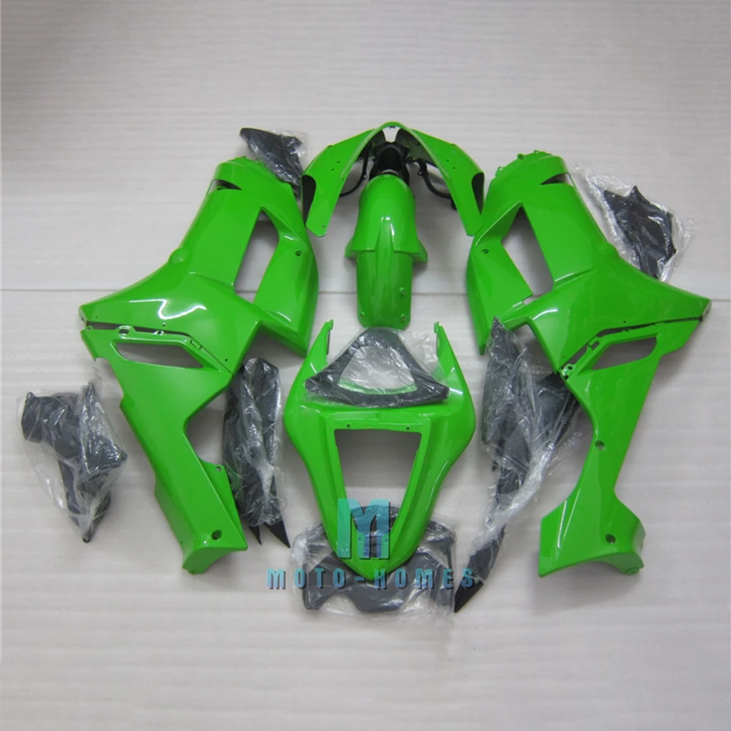 Carenagem de plástico ABS para Kawasaki ZX 636 2007 2008 07 08 Ninja ZX6R ZX 6R Street Racing 100% Molde de injeção Peças de motocicleta Verde