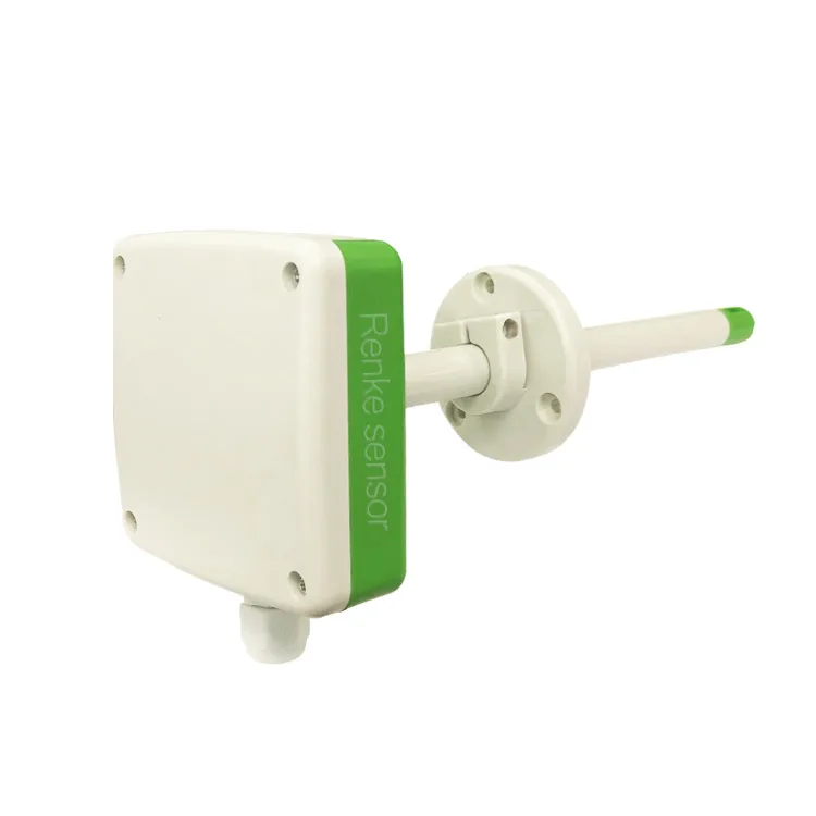 Duct Mounted Wind Speed Transmitter 4-20ma Air Velocity Sensor Modbus
