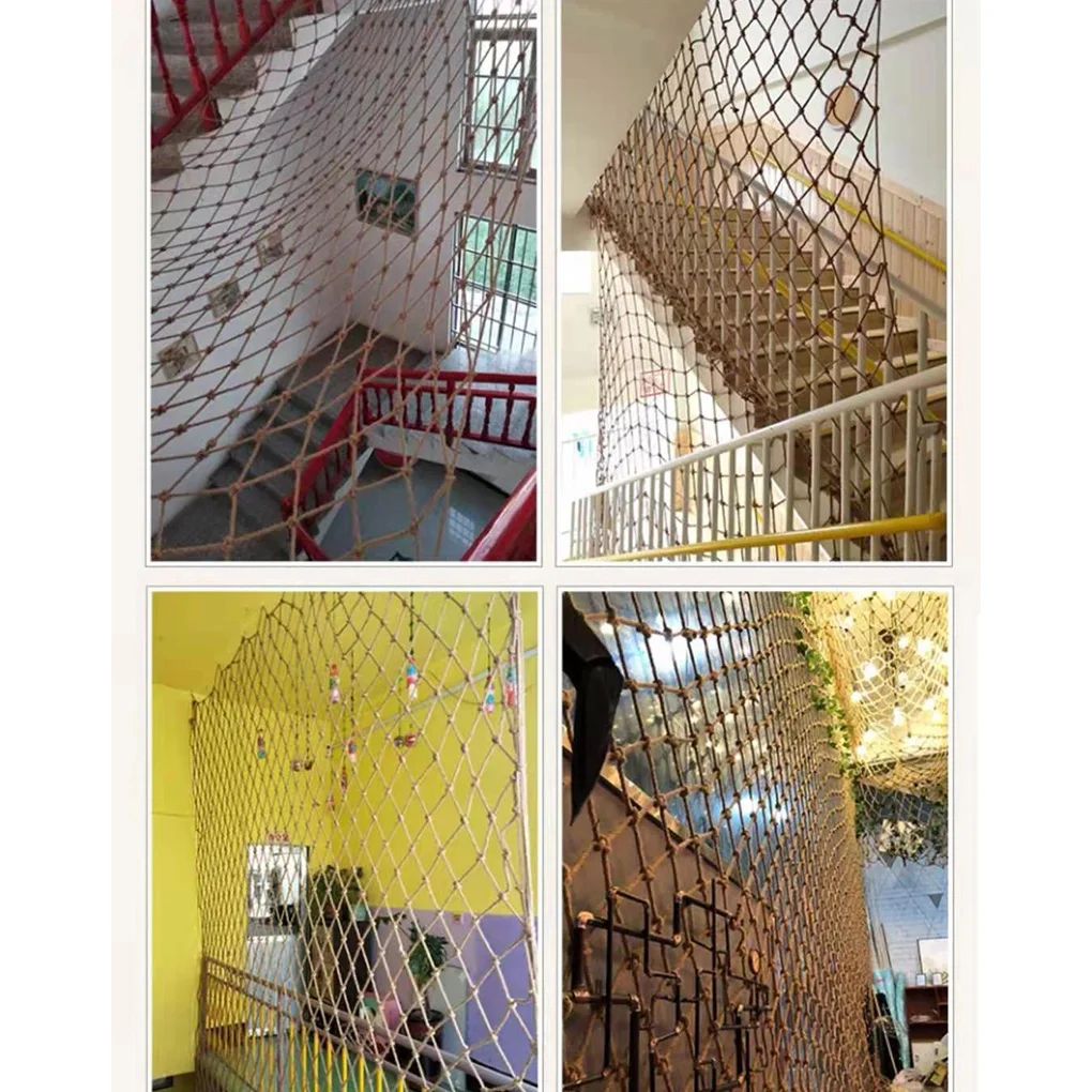 Hemp Mesh Outdoor Equipment Multipurpose Kids Toy Climbing Net Jute Trellis Garden Supplies Yard Accessories Plant Support Tool