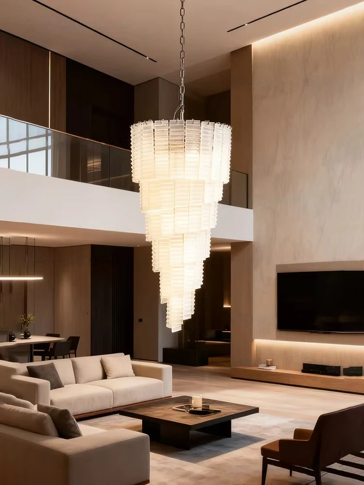 Italy Modern Texture Murano Glass Zy0311 Chandelier Classy Home Applicant Led E14 Dimmbale Lamp For Living Room Villa