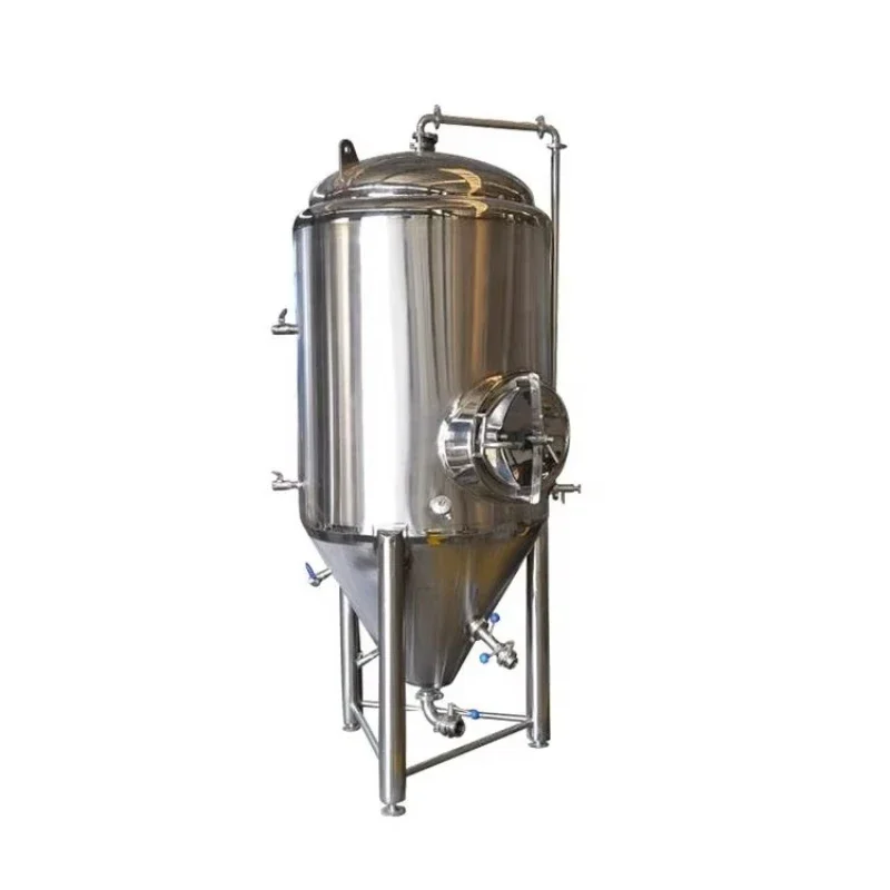 Stainless steel 100-500L fermenter storage container wine yogurt beer milk fermenter with mixer