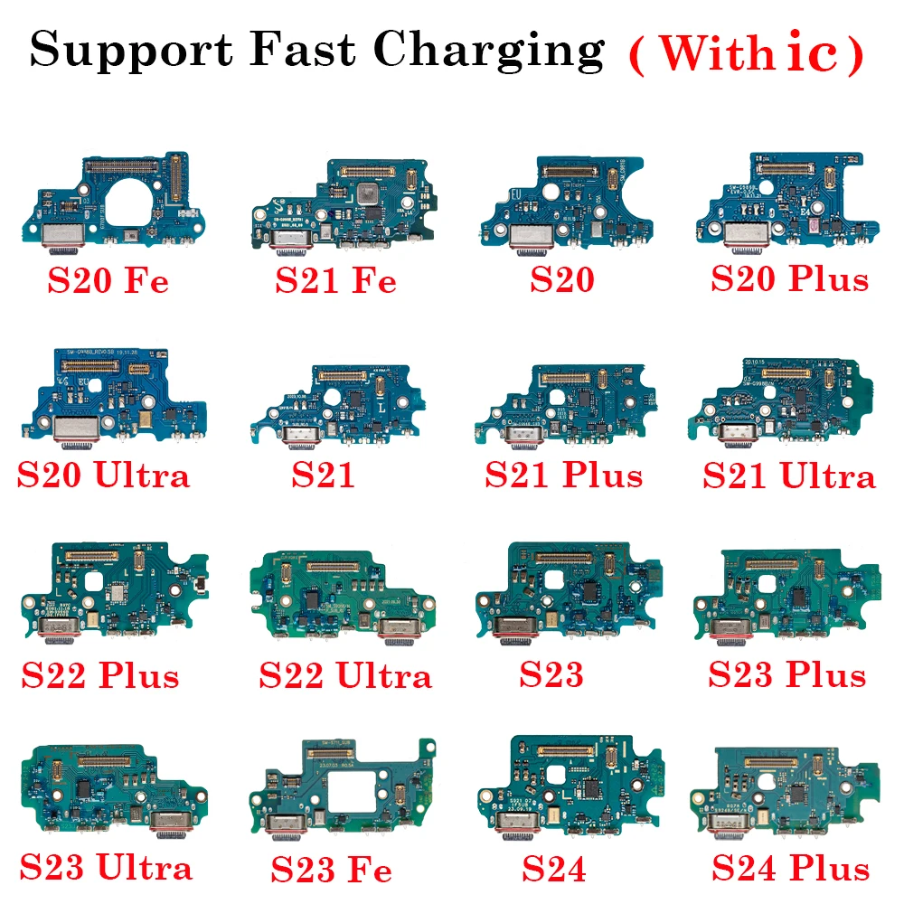 

Гибкий кабель для зарядного устройства Pop USB для Samsung Galaxy S20 S21 S22 S23 S24 FE Plus Ultra Dock Разъем для зарядки G981B G986B G988B G