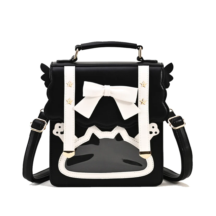 Nhật Bản Học Sinh Ngọt Nơ Ba Lô Vintage Jk Đồng Nhất Itabag Bé Gái Đeo Vai Bagpack Cos Gothic Lolita Kawaii Có Túi