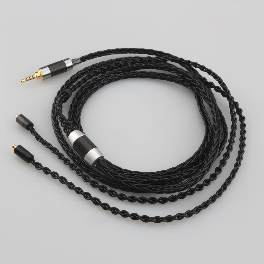 Hot Sell 26AWG 152 Core Silver Plated MMCX Earphone For SENNHEISER AKG N30 N40 N5005 2.5mm Headphone Upgrade Cable