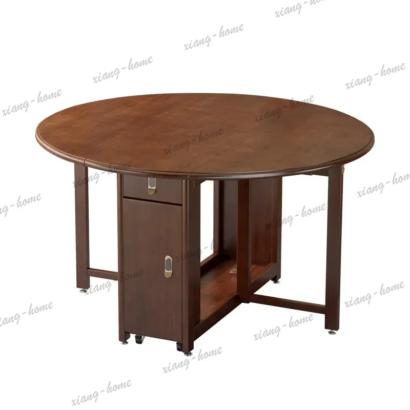 Designer Brown Dining Tables Base Decorations Nordic Extending Dining Tables Set Luxury Expandable Mesas